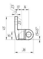 160 кВА зажим контактный НН (литьё DIN, М12х1,75)