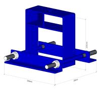 Узел крепления КТПМ на ж/б опору ПТ-43