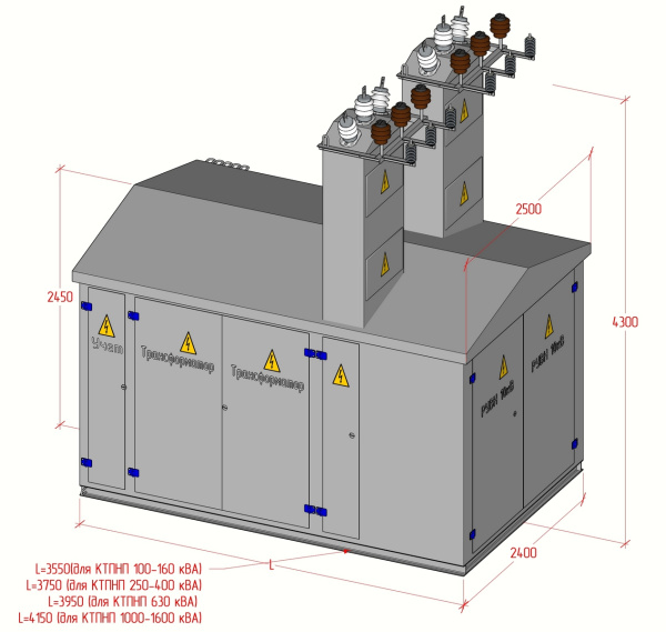 КТПНП 100/6/0,4-В/В(К)-У1