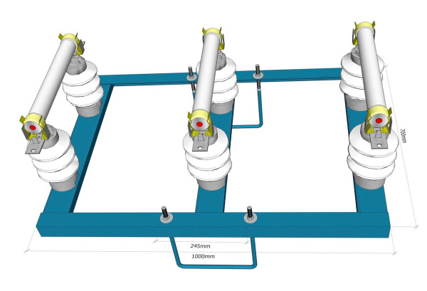 Рамка под предохранители для подстанции столбовой КТПС(СТП) 25, 40, 63, 100